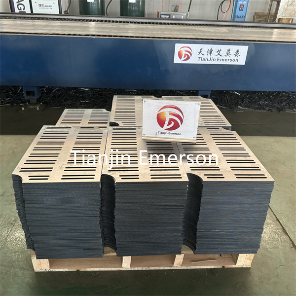 Tianjin Emerson Metal Sheet Plate CNC Custom Fabrication Processing Laser Cutting Grid plate parts