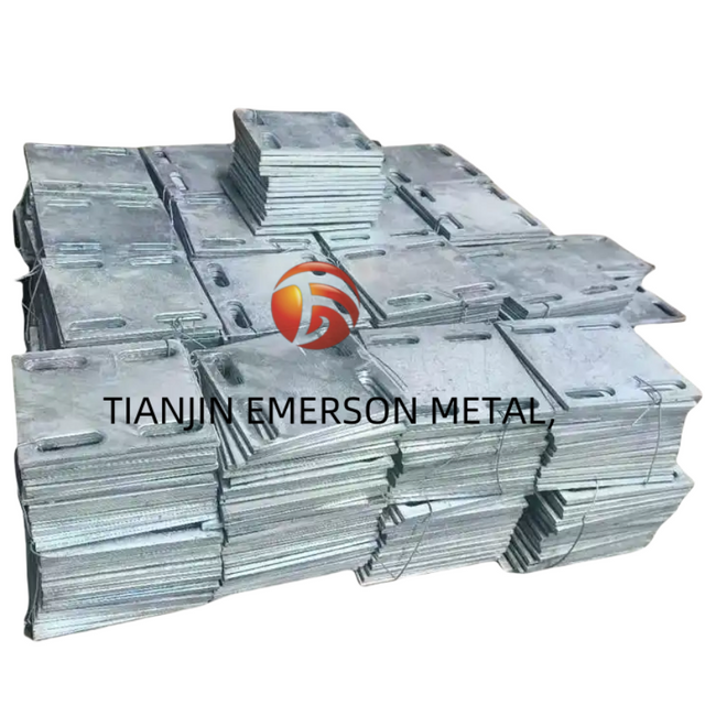 Hot-Dipped Galvanizing Mild Steel Sheet Laser Cutting Embeded Plate Parts